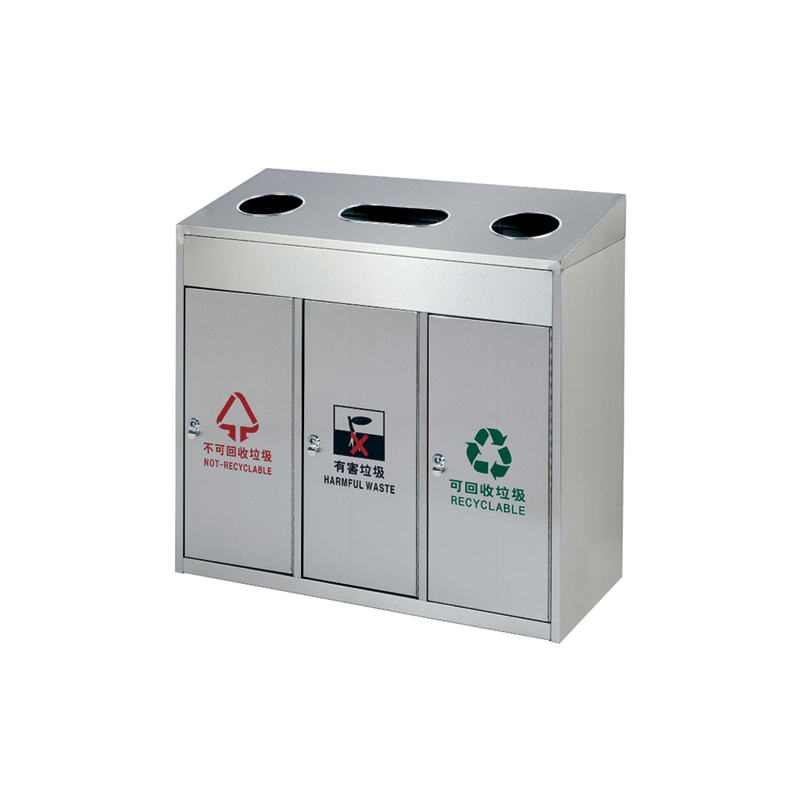 Stainless steel dustbin